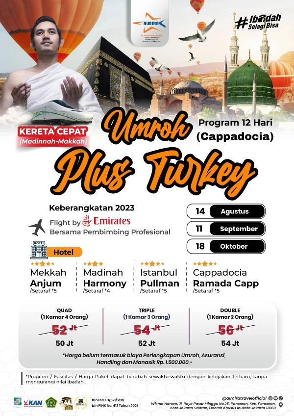 Paket Umroh Plus Turki